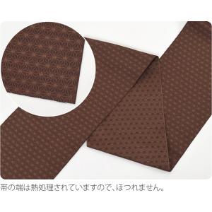 爆買 半幅帯 ポリエステル 通年用 日本製 小...の詳細画像3
