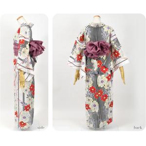 浴衣 セット レディース 薄物用 夏用 二部式...の詳細画像5