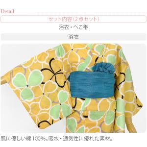浴衣 セット レディース 薄物用 夏用 レトロ...の詳細画像2