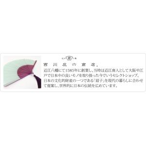 浴衣 扇子 和装 薄物用 夏用 西川庄六商店 ...の詳細画像4