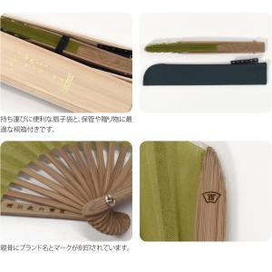 浴衣 扇子 和装 夏用 西川庄六商店 ふわり扇...の詳細画像3