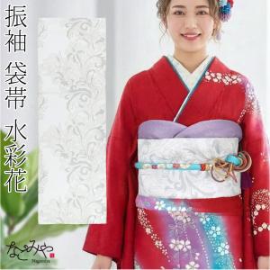 なごみや 七五三 帯 7歳 袷用 日本製 訳あり 正絹 袋帯 子供用 古典柄
