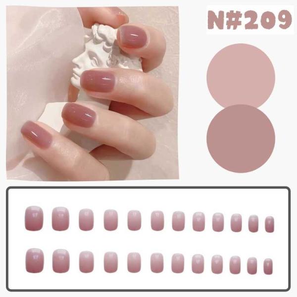 ネイルチップ パーティー デート くすみピンクチップ シンプル ワンカラー ワントーン 秋 冬 披露...
