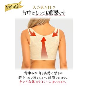 二の腕シェイパー バストアップ 姿勢矯正ベルト...の詳細画像5