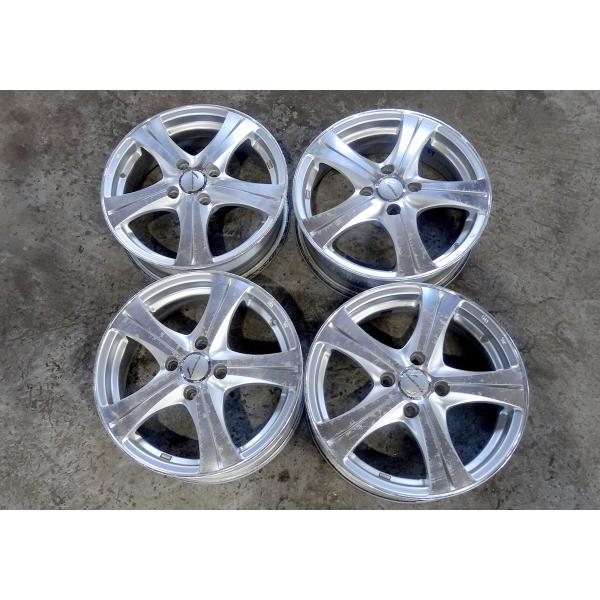 ※在庫全処分セール※【W-027】wedsホイール☆15x5J☆4穴/45/PCD100