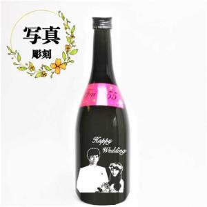 名入れ 日本酒 ギフト 記念品 プレゼント お祝い 写真 ロゴ イラスト オーダー 彫刻 誕生日 父の日 敬老の日 退職 開店 周年 純米吟醸酒 竹の露 小悪魔