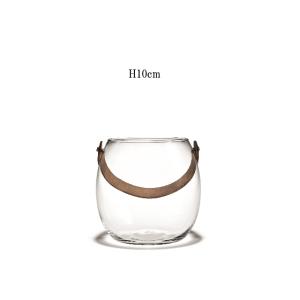 ホルムガード ガラスポットH10cm レザーハ...の詳細画像1