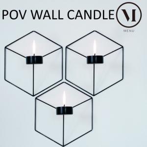 menu POV メニューPOV ウォールキャンドルホルダー wall candle holder ...