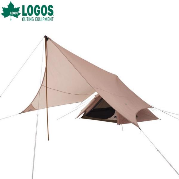 ロゴス Trad Tepeeタープ350-BJ 連結可能なティピーテントとヘキサタープのセット