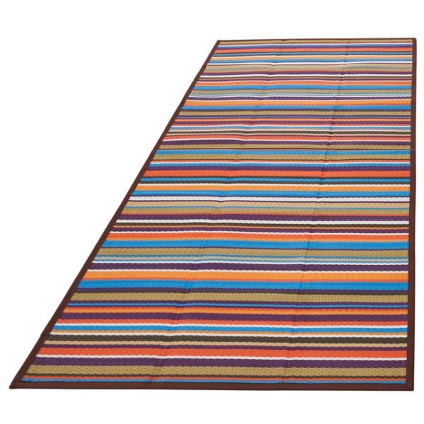 ロゴス 洗えるGOZAマット お手入れ簡単で扱いやすい 水洗い対応の新型マット およそ畳一畳分の18...