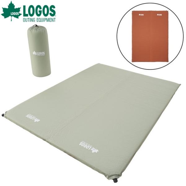 ロゴス (高密弾力)55セルフインフレートマット・DUO バルブをひねると空気自動注入開始 超厚55...