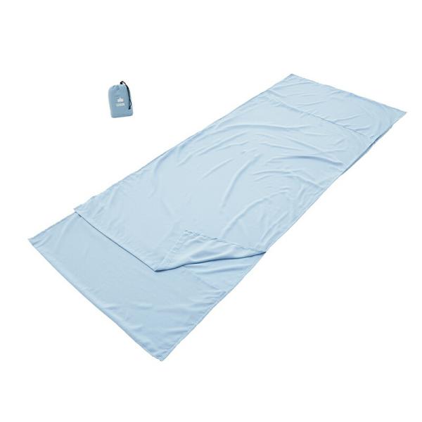 LOGOS/ロゴス 抗菌防臭シルキーインナーシュラフ ブルー 丸洗い可能なシュラフのインナー 寝袋 ...