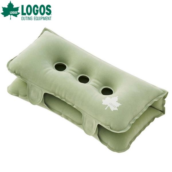 (クリックポスト発送)ロゴス マルチクッション-BJ 2つ折りで枕に、広げればクッションになる2wa...