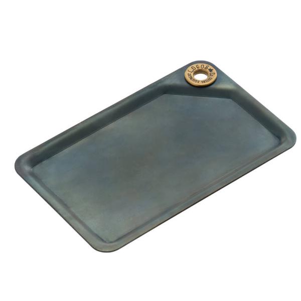 ロゴス  鉄の職人 コテッパン  錆に強いハードテンパー加工済みの小さな鉄板 メスキットにぴったり収...