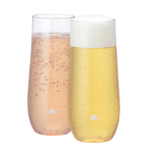 LOGOS/ロゴス ソフトランススリムタンブラー（2pcs） 320ml 落としても割れないソフトラ...