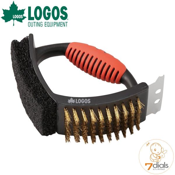 LOGOS/ロゴス 万能BBQブラシ 削る、擦る、磨く、1つで万能BBQの必需品