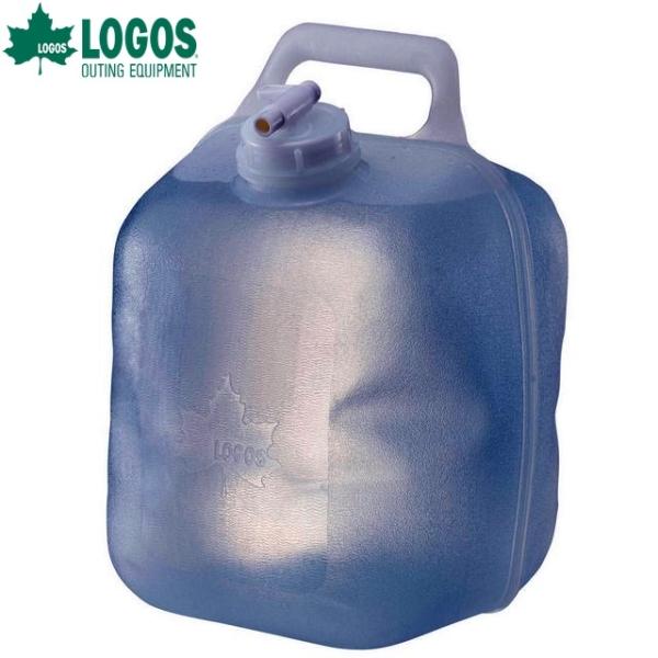 ロゴス シンクになるウォーターコンテナ10L コック式のウォーターコンテナ 折り畳めばシンクとして使...