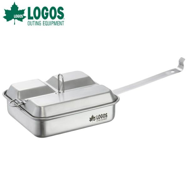 ロゴス ステンメスキットクッカー 耐久性に優れたステンレス製のメスキット フタが皿になる大容量メスキ...