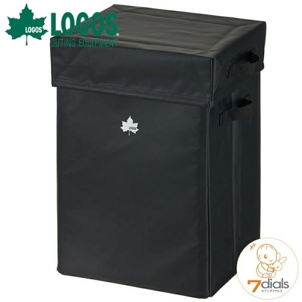 ロゴス ターポリンダストボックス ゴミ箱 ごみ箱 アウトドアでも安心な防水生地のダストボックス マグ...