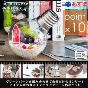 アーバングリーンメーカーズNo.02 バルブテラリウムキット urban green makers BULB TERRARIUM KIT スターターキット 電球型のおしゃれなアレンジグッズ