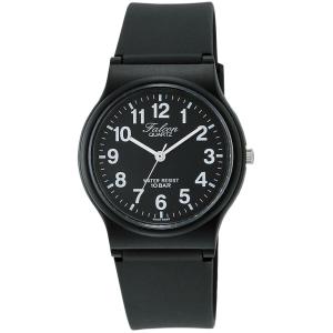 [シチズン Q&amp;Q] 腕時計 アナログ 防水 ウレタンベルト VP46-854 メンズ ブラック