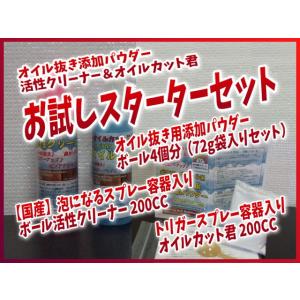 お試しスターターセット3種 ボール活性クリーナ...の詳細画像1