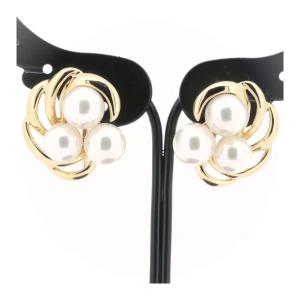 MIKIMOTO（ミキモト） ベビーパール ダイヤ ピアス 現行モデル PE