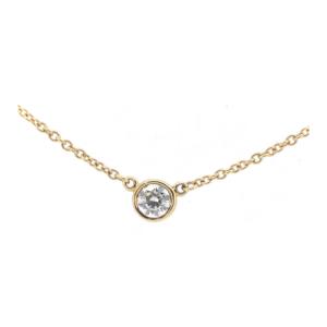 TIFFANY&Co.（ティファニー） バイザヤード 約0.03ct ネックレス 18金