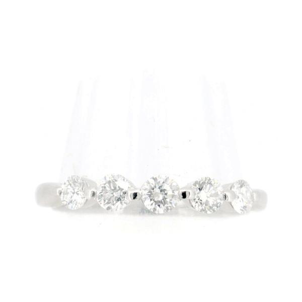 エステール ハーフエタニティ ダイヤモンド リング 指輪 12.5号 0.50ct Pt900(プラ...