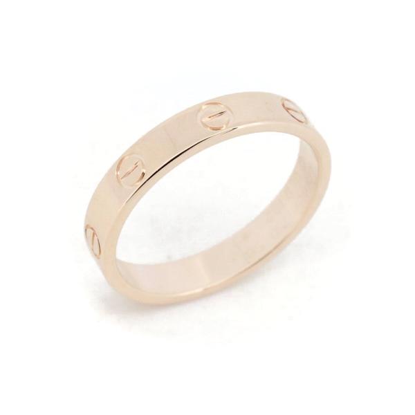 カルティエ ミニラブ リング 指輪 16号 K18PG(18金 ピンクゴールド) 質屋出品