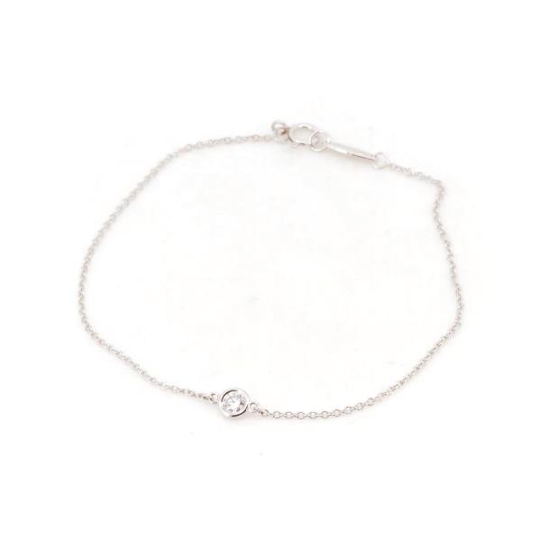 ティファニー バイ ザ ヤード ダイヤモンド ブレスレット Pt950(プラチナ) 質屋出品