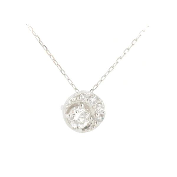エステール ダイヤモンド ネックレス 0.12ct CUKE Pt900(プラチナ)/Pt850(プ...
