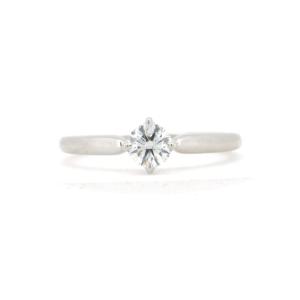 俄 NIWAKA 木洩日 ソリティア リング 指輪 ダイヤモンド 0.28ct 約6号