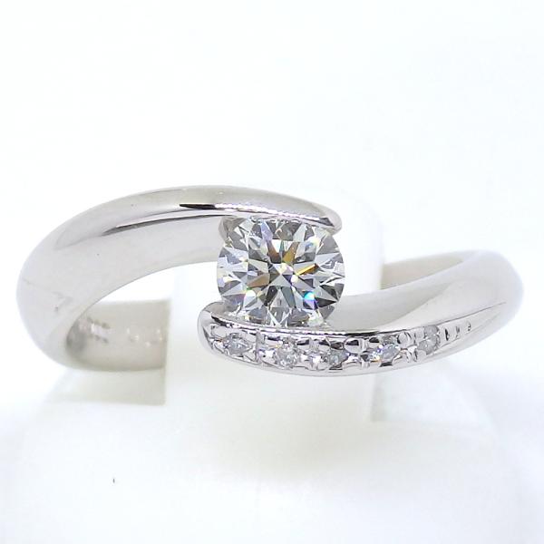Pt900 プラチナ  ダイヤモンド  0.333ct  0.03ct  指輪　中古　美品　新品仕上...