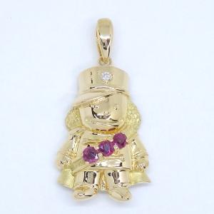 デザイン リング 指輪 ダイヤモンド0.02ct 11号 K18YG イエロー  