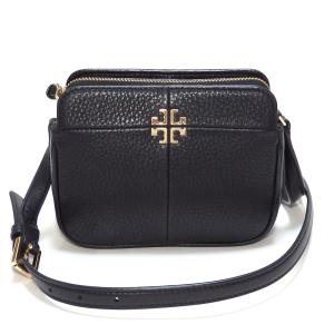 【TORY　BURCH】トリーバーチ　ショルダーバッグ　レザー　バッグ　レディース　ブラック 斜め掛け　ポシェット　中古　美品　質屋