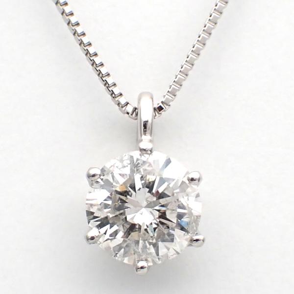 Pt900 プラチナ　ダイヤモンド　1.121ct　1カラットup　ソーティング付　ペンダント付ネッ...