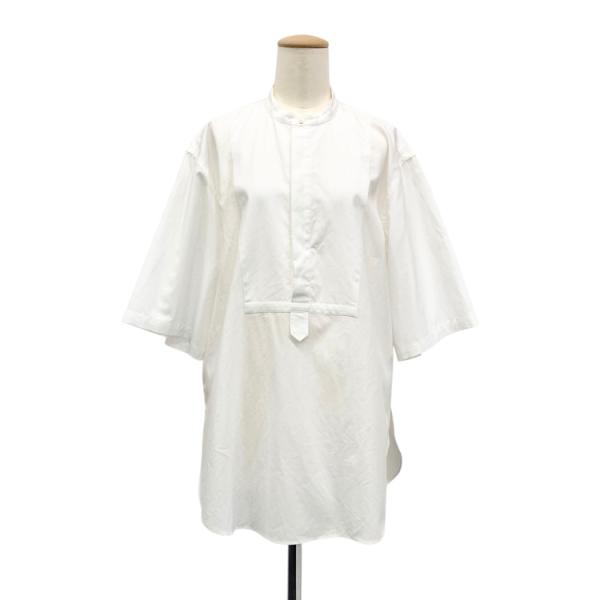 AURALEE オーラリー WASHED FINX TWILL HALF SLEEVED P/O S...