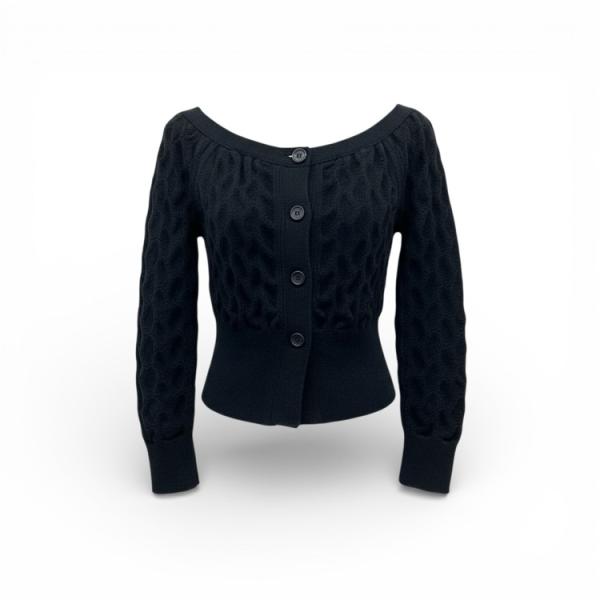 2025AW PHOTOCOPIEU フォトコピュー TOPAZ オフショルダーニットカーディガン ...