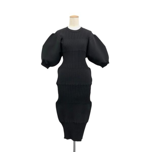 CFCL シーエフシーエル FLUTED SHORT PUFF SLEEVE DRESS フルーテッ...