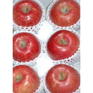 サンふじ りんご 贈答用 特選品質  約2kg 大玉6個前後入 リンゴ 林檎 さんふじ ...