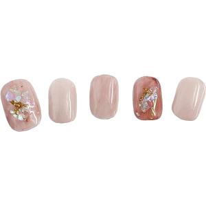 ネイルチップ ベリーショート 短め つけ爪 nail tips シンプル 可愛い