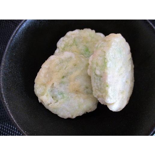 枝豆とれんこんのすり身寄せ　約1kg（50個入り）×12P（P1250円税別）業務用　ヤヨイ