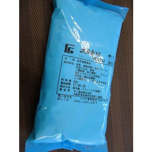 豆乳発酵食品　大豆舞味（まめまーじゅ）MOU（クリーム状）　500ｇx12Ｐ（Ｐ585円税別）業務用...