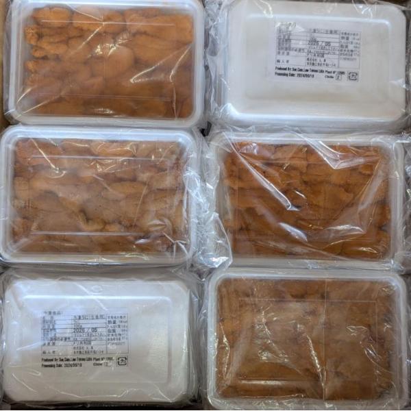 【Aグレード】生食用うに　100g×60P（P1,370円税別） チリ産　無添加　ウニ本来の旨み　冷...
