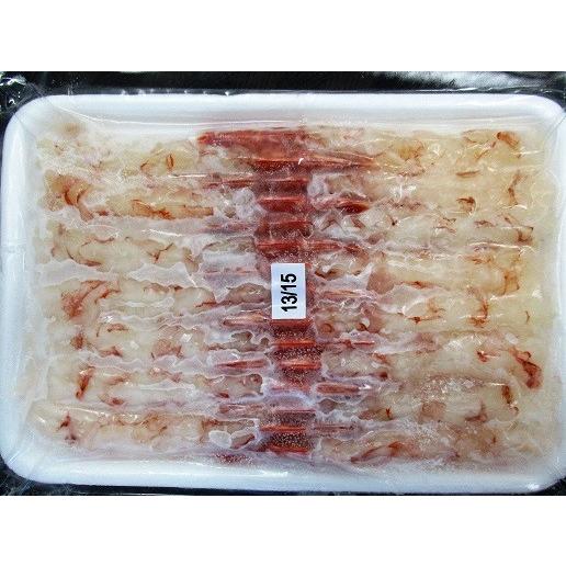 天然アルゼンチン赤えび（13/15）伸ばし海老15尾入り×16P（P1,200円税別）業務用　ヤヨイ...