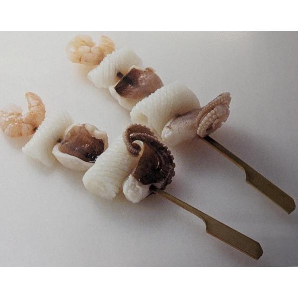 海鮮串（イカ・イイダコ・海老）300ｇ（30ｇ×10本）×20Ｐ（Ｐ1,050円税別）冷凍　業務用　...