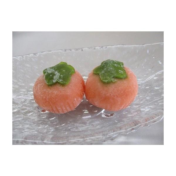 生和菓子 ミニ柿もち（ヘタも召し上がれます）20個×28P（P580円税別）業務用　ヤヨイ