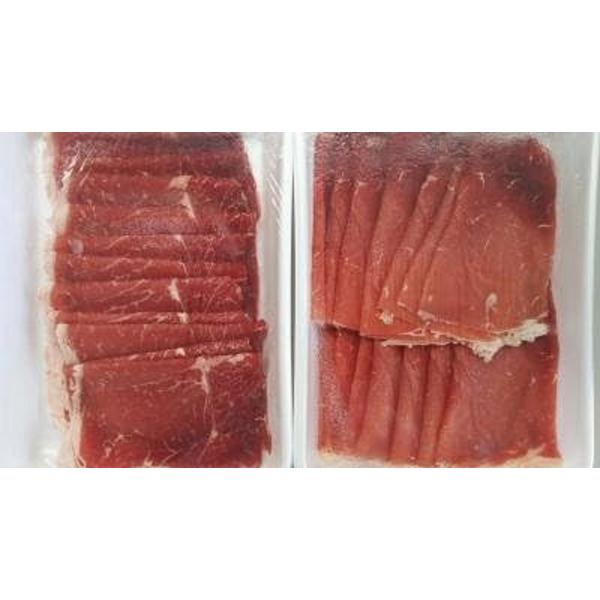 アメリカ産　牛ももスライス　1.2ｍｍ　500ｇx20Ｐ（P2,050円税別）冷凍　業務用　ヤヨイ