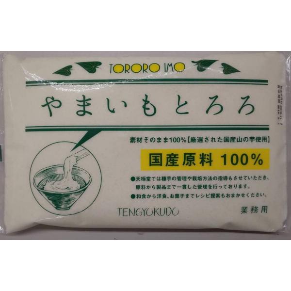 井上天極堂 　やまいもとろろ芋　1Kg×10Ｐ（P1,900円税別）冷凍　業務用　ヤヨイ